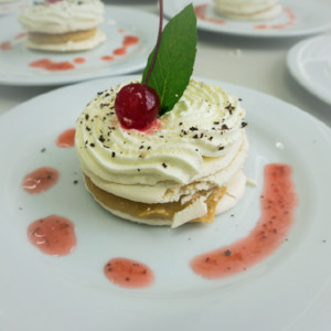 Postre - Crocante de chirimoya